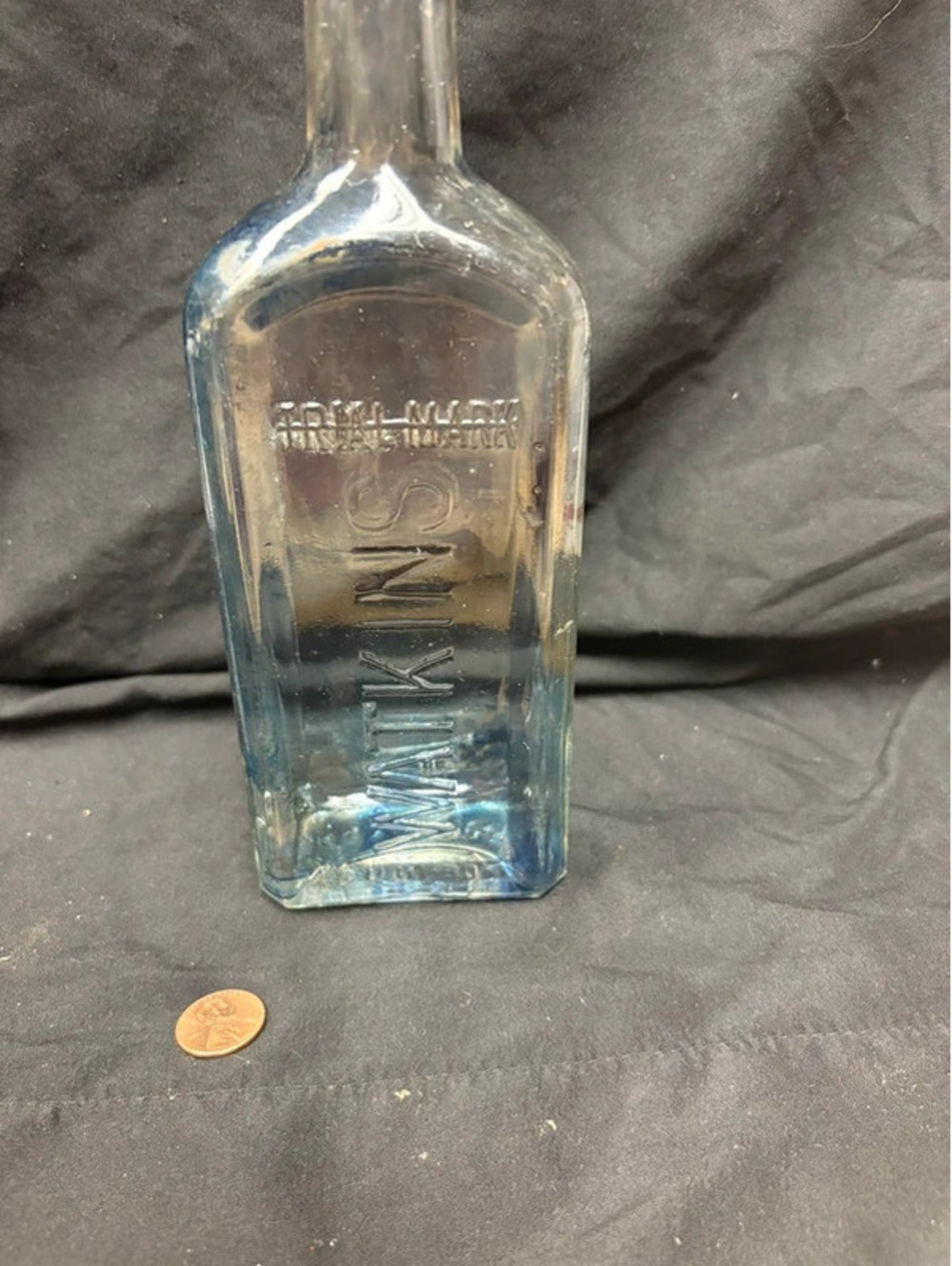 1910 antique Watkins medicin bottle